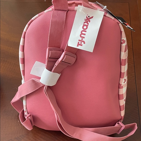 Disney Mickey Pink and White Gingham Mini Backpack